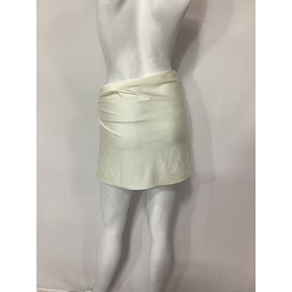 Retrofete 'Lini Lycra' White Mini Skirt Size M - Picture 3 of 3